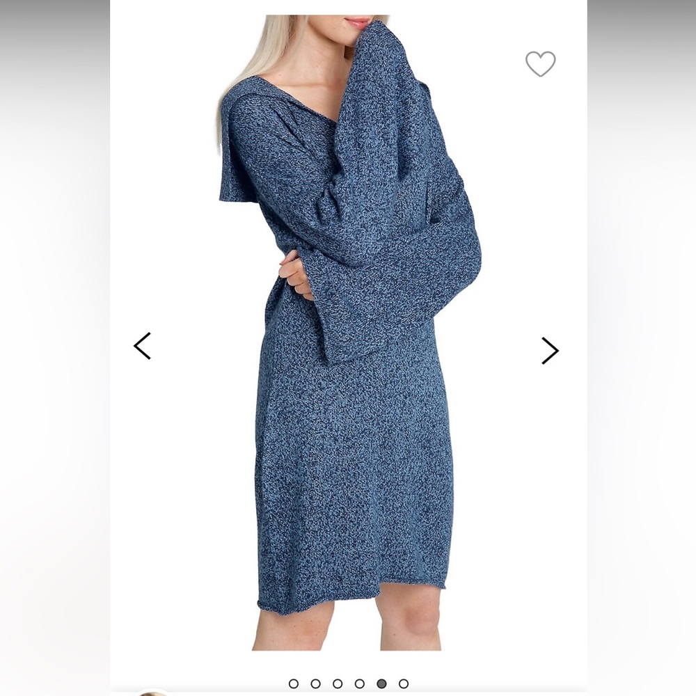 Native Youth Blue Knit Dress